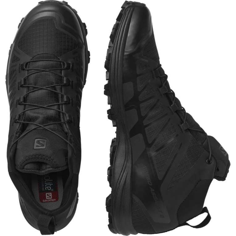 Botas Táticas Salomon Speed Assault 2 Feminino Pretas | PT K15963